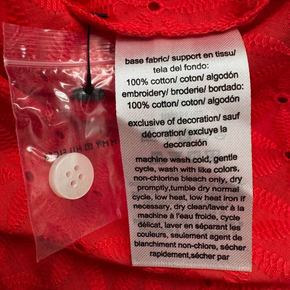 Tommy Hilfiger Coral Long Sleeve Shirt Dress M - Picture 7 of 8